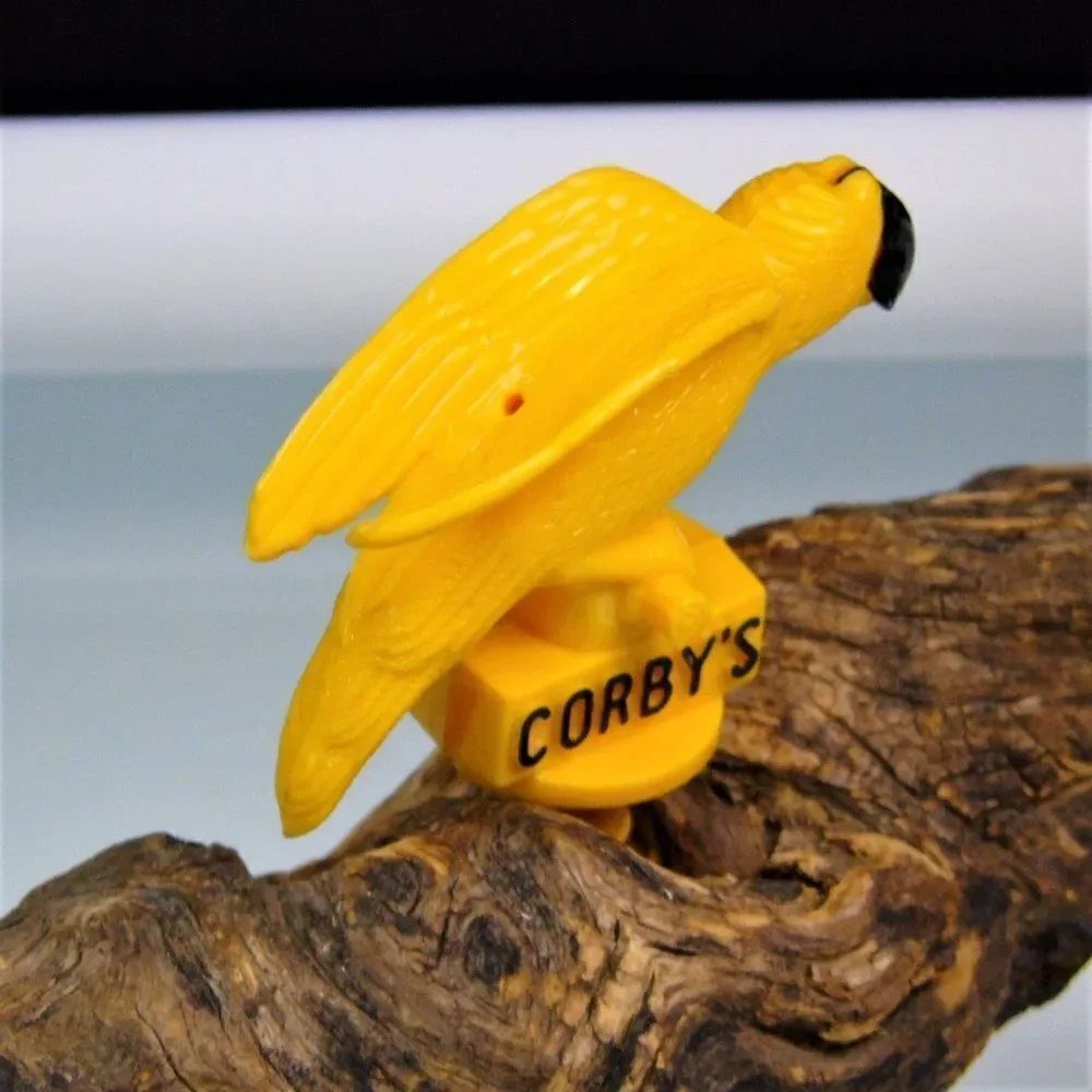 Corby's Whisky Yellow Parrot Liquor Bottle Stopper